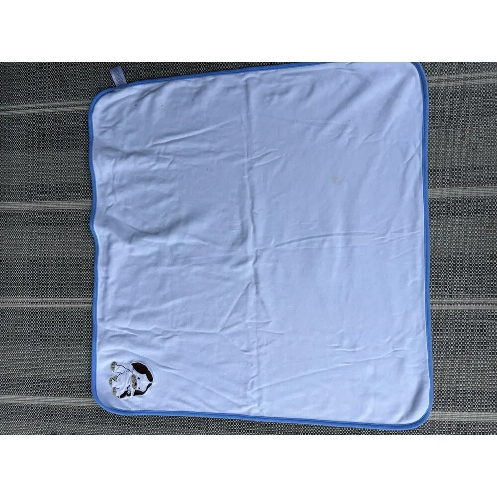 Gymboree Little Golden Books Poky Little Puppy Dog Stripe Baby Blanket Blue